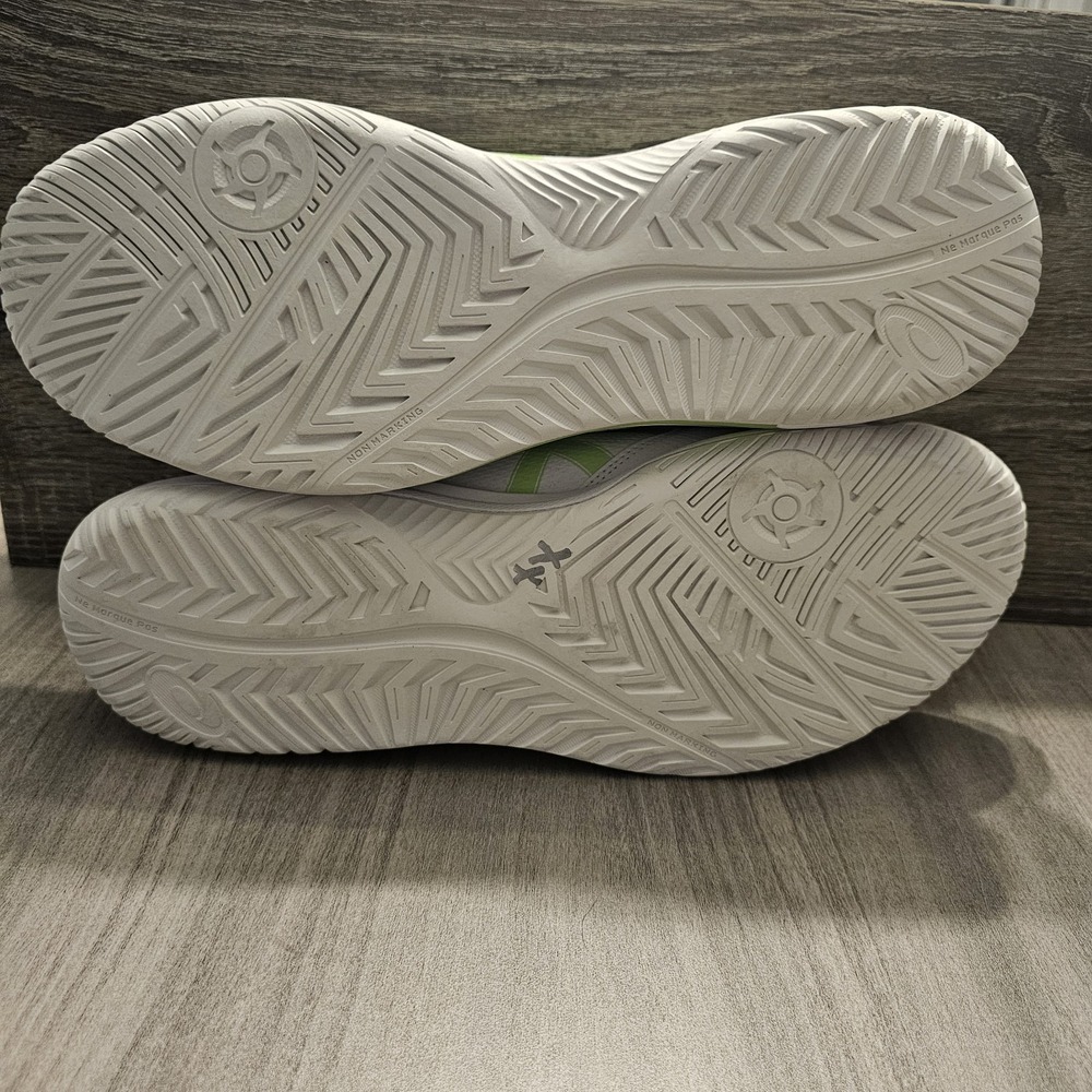 Asics Gel-Dedicate 8 White Green Pickleball‎ Tennis Shoes 1041A409 Men Sizes - Picture 9 of 11